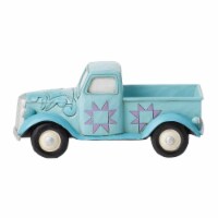 Jim Shore Blue Pick Up Truck Mini Polyresin Heartwood Creek 6012428