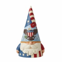 Jim Shore 11.75 Gnome Of The Free Patriotic Heartwood Creek