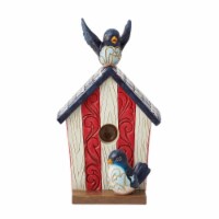 Jim Shore 5.00 Star Spangled Songbirds Patriotic Birdhouse