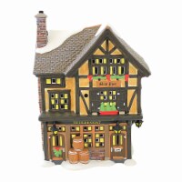 Department 56 Villages 7.25 Ye Olde Goat Pub Dicken's Village Tudor Style