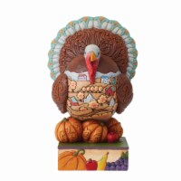 Jim Shore Thanks & Giving - One Figurine 8.25 Inch, Resin - Fall Turkey Pumpkins 6012830