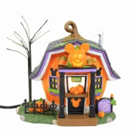 Enesco 5.25 Mickey's Pumpkintown Carving Studio Halloween Disney Mouse Ears