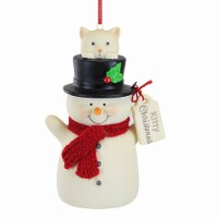 Snowpinions 4.50 Kitty Christmas Ornament Cat Top Hat
