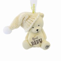 Snowbabies New Baby Ornament - One Ornament 2.25 Inch, Polyresin - Christmas Hat 6012374