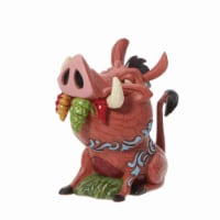 Jim Shore Pumbaa Mini - 3.0 Inch, Resin - Lion King 30Th Anniversary 6011937