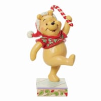 Jim Shore 5.50 Christmas Sweetie Pooh Christmas Candy Cane