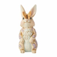 Jim Shore Bunny With Butterfly Mini 4.00in, Easter Spring Heartwood Creek Perspective: Main