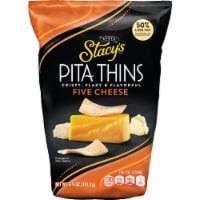 Stacy's Five Cheese Pita Thins Baked Pita Chips Snacks