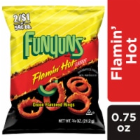 Funyuns Onion Flavored Rings Flamin' Hot Flavored 3/4 Oz Perspective: Main
