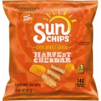 Sun Chips® Harvest Cheddar Flavored Whole Grain Snacks Perspective: Main