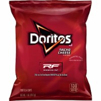 Doritos Reduced Fat Nacho Cheese Flavored Tortilla Chips, 1 Ounce (Pack of 72)