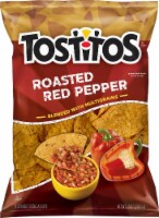 Tostitos Multigrain Roasted Red Pepper Flavored Tortilla Chips Snacks Perspective: Main