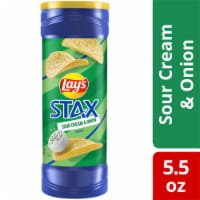 Lays Stax Sour Cream & Onion Potato Chips