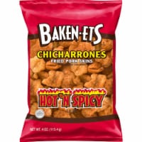 Baken-Ets Chicharrones Hot 'N Spicy Fried Pork Skins Perspective: Main