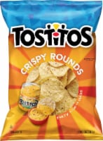 Tostitos White Corn Crispy Rounds Tortilla Chips Perspective: Main