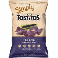 Tostitos® Simply Organic Blue Corn Tortilla Chips Perspective: Main