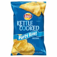 Lay's Kettle Cooked Original Potato Chips Party Size Perspective: Main