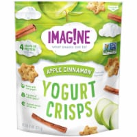 Imag!ne Apple Cinnamon Yogurt Crisps Snacks Bag Perspective: Main