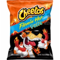 CHEETOS® Puffs Flamin' Hot Puffs Cheese Flavored Snacks Perspective: Main