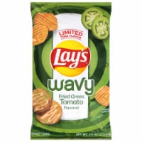 Lay's® Wavy Fried Green Tomato Flavored Potato Chips Perspective: Main