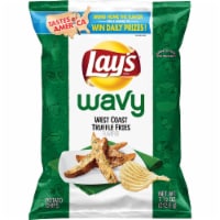 Lay's Wavy West Coast Truffle Fries Flavored Potato Chips Perspective: Main