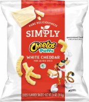 Simply Cheetos Puffs White Cheddar Cheese Flavored Snacks, .875 Ounce, 36 Count