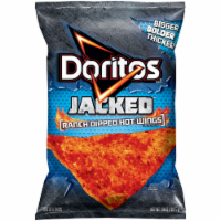 Doritos Jacked Ranch Dipped Hot Wings Flavored Tortilla Chips Perspective: Main