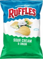 Ruffles® Sour Cream & Onion Flavor Potato Chips Perspective: Main