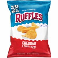 Ruffles® Cheddar & Sour Cream Potato Chips Perspective: Main