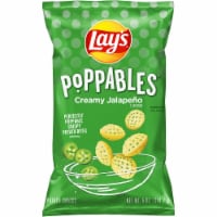 Lay's® Poppables® Potato Chips Snacks Creamy Jalapeno Flavor Bag Perspective: Main