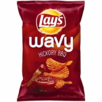 Lay's Wavy Hickory BBQ Potato Chips Perspective: Main