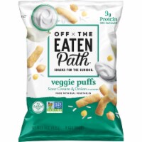 Off the Eaten Path Sour Cream & Onion Veggie Puffs Perspective: Main