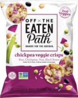 Off the Eaten Path Chickpea Veggie Crisps Snacks Perspective: Main