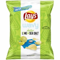 Lay's Electric Lime & Sea Salt Wavy Potato Chips Perspective: Main