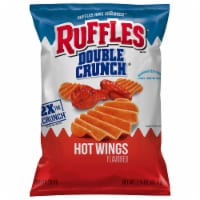 Ruffles® Double Crunch® Hot Wings Flavored Potato Chips Perspective: Main