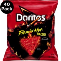 Doritos Flamin' Hot Nacho Flavored Tortilla Chips Perspective: Main