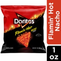 Doritos Tortilla Chips Flamin' Hot Nacho Flavored 1 Oz Perspective: Main
