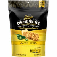Stacy's® White Cheddar with Jalapenos Cheese Petites™ Snacks Perspective: Main