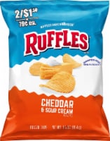 Ruffles Cheddar & Sour Cream Potato Chips Perspective: Main