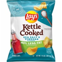 Lay's Kettle Cooked Sea Salt & Vinegar, 1.375 Oz. Bag (64 Count)