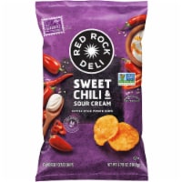Red Rock Deli® Kettle Chips Sweet Chili Sour Cream Deli Style Potato Chips Snacks Perspective: Main