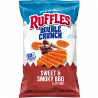 Ruffles Double Crunch Sweet & Smoky BBQ Potato Chips Perspective: Main