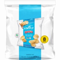 Ruffles® Simply Sea Salted Reduced Fat Potato Chips