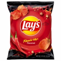 Lay's® Flamin' Hot Flavored Potato Chips Perspective: Main