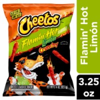 Cheetos Crunchy Flamin' Hot Cheese Flavored Snacks, 3.25 oz - Kroger