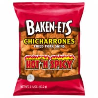 Baken-Ets® Hot'n Spicy Chicharrones Fried Pork Skins Perspective: Main
