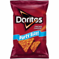 Doritos Nacho Cheese Party Size Tortilla Chips Perspective: Main