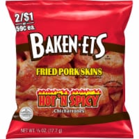 Baken-Ets® Hot 'N Spicy Chicharrones Fried Pork Rinds Perspective: Main