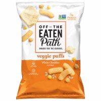 Off the Eaten Path White Cheddar Veggie Puffs Perspective: Main