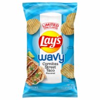 Lay's® Wavy® Potato Chips Carnitas Street Taco Flavored Snacks